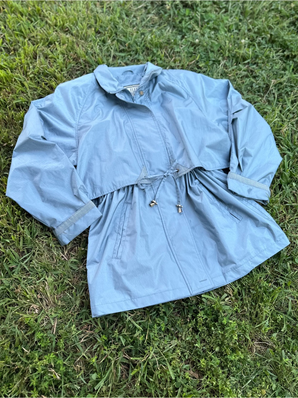 Vintage 80s 90s Fleet Street Blue Utility Zip Up Jacket Size XL